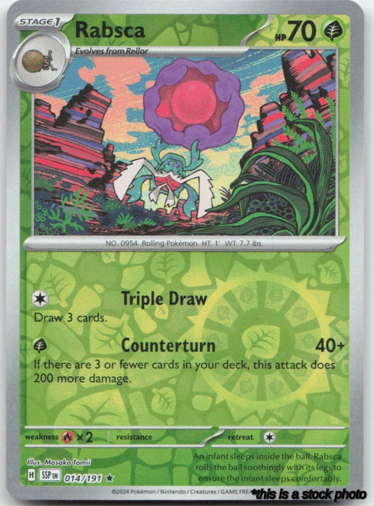 014/191 Rabsca Rare Reverse Holofoil Lightly Played