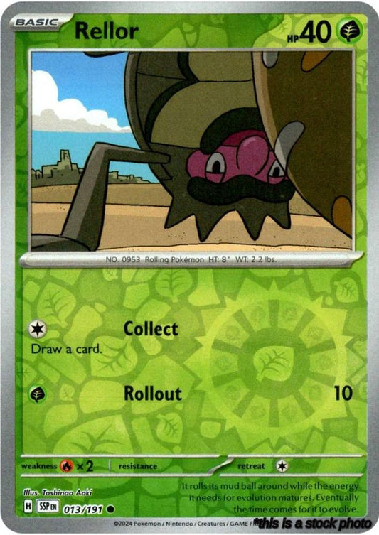 013/191 Rellor Common Reverse Holofoil Lightly Played