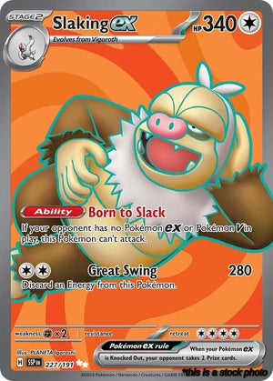 Ultra Rare Slaking ex - 227/191 [227/191 Near Mint ]