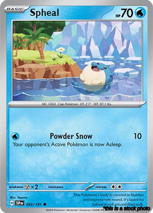 Normal Spheal - 043/191 [043/191 Near Mint ]