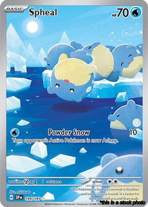 199/191 Spheal Illustration Rare Holofoil