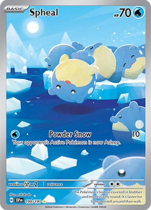 Illustration Rare Spheal - 199/191 [199/191 Lightly Played ]