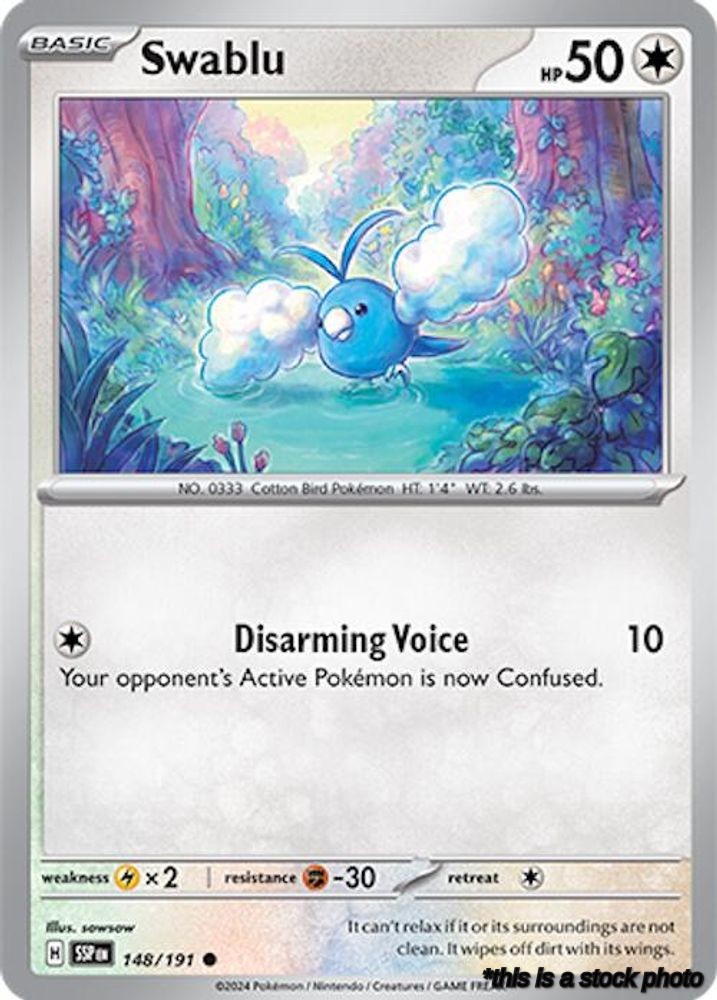 148/191 Swablu Common Normal