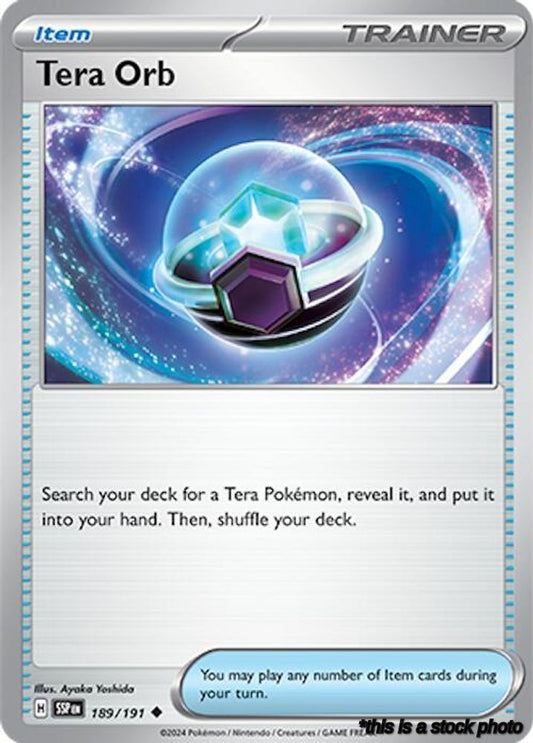 Reverse Holofoil Tera Orb [189/191 Near Mint ]