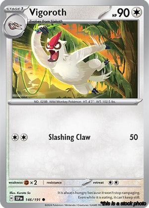 Normal Vigoroth [146/191 Near Mint ]