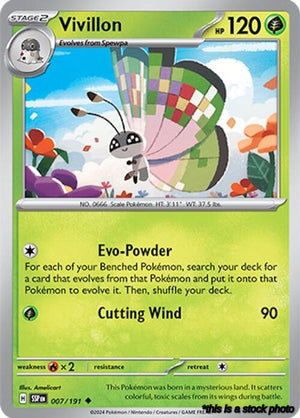 Normal Vivillon - 007/191 [007/191 Near Mint ]