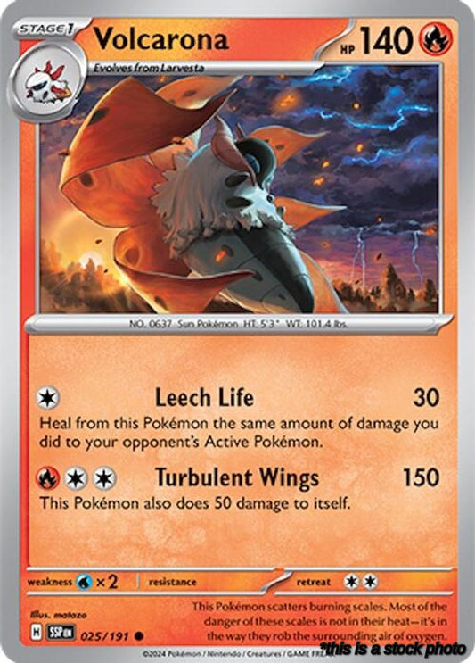 Common Volcarona [025/191 Near Mint ]