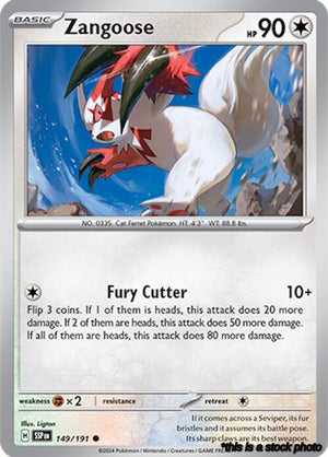 Normal Zangoose [149/191 Near Mint ]