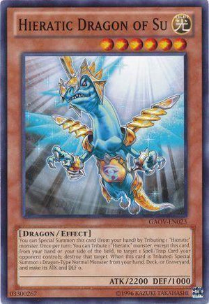 Unlimited Hieratic Dragon of Su [GAOV-EN023 Near Mint] Common / Short Print
