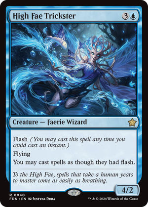 High Fae Trickster [FDN/40] 2024 Magic: The Gathering