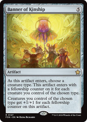 Banner of Kinship [FDN/127] 2024 Magic: The Gathering