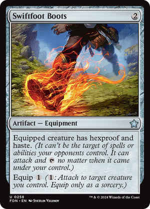Swiftfoot Boots [FDN/258] 2024 Magic: The Gathering