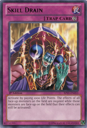 Unlimited Skill Drain [BP01-EN053 Near Mint] Rare