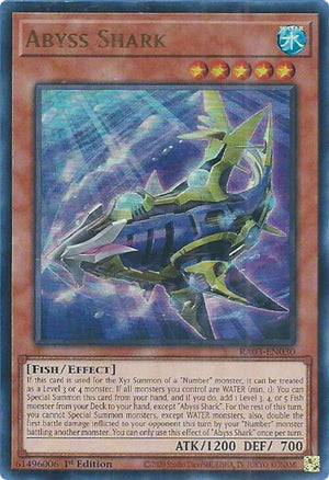1st Edition Abyss Shark (UR) [RA03-EN030 Near Mint] Ultra Rare