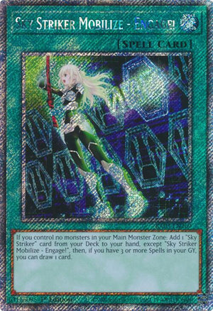 1st Edition Sky Striker Mobilize - Engage! (Platinum Secret Rare) [RA03-EN269 Near Mint] Platinum Secret Rare