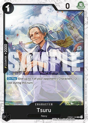 OP02-106 Tsuru (Jolly Roger Foil) Uncommon