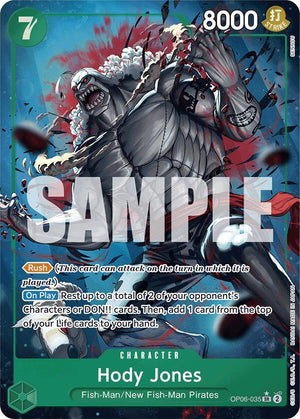 Hody Jones (Alternate Art) [OP06-035] Premium Booster -The Best