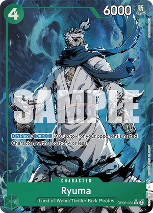 Ryuma (Alternate Art) [OP06-036] Premium Booster -The Best