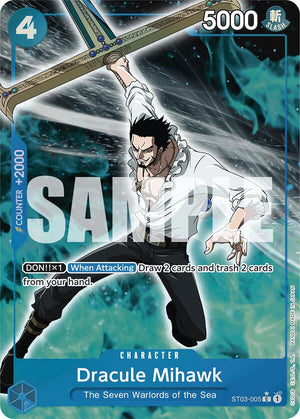 Dracule Mihawk (ST03-005) (Full Art) [ST03-005] Premium Booster -The Best