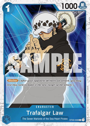 Trafalgar Law (ST03-008) (Jolly Roger Foil) - [ST03-008]