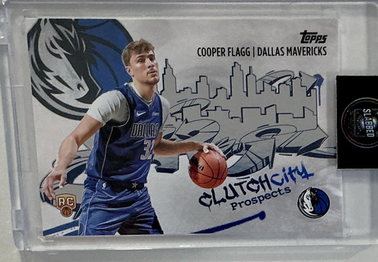 2025-26 Topps #CC-1 Cooper Flagg Clutch City Prospects