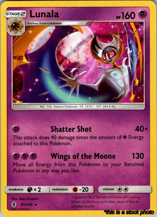 Lunala - 61/145 (Water Web Holo)