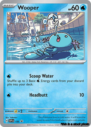 155 Wooper Promo Holofoil