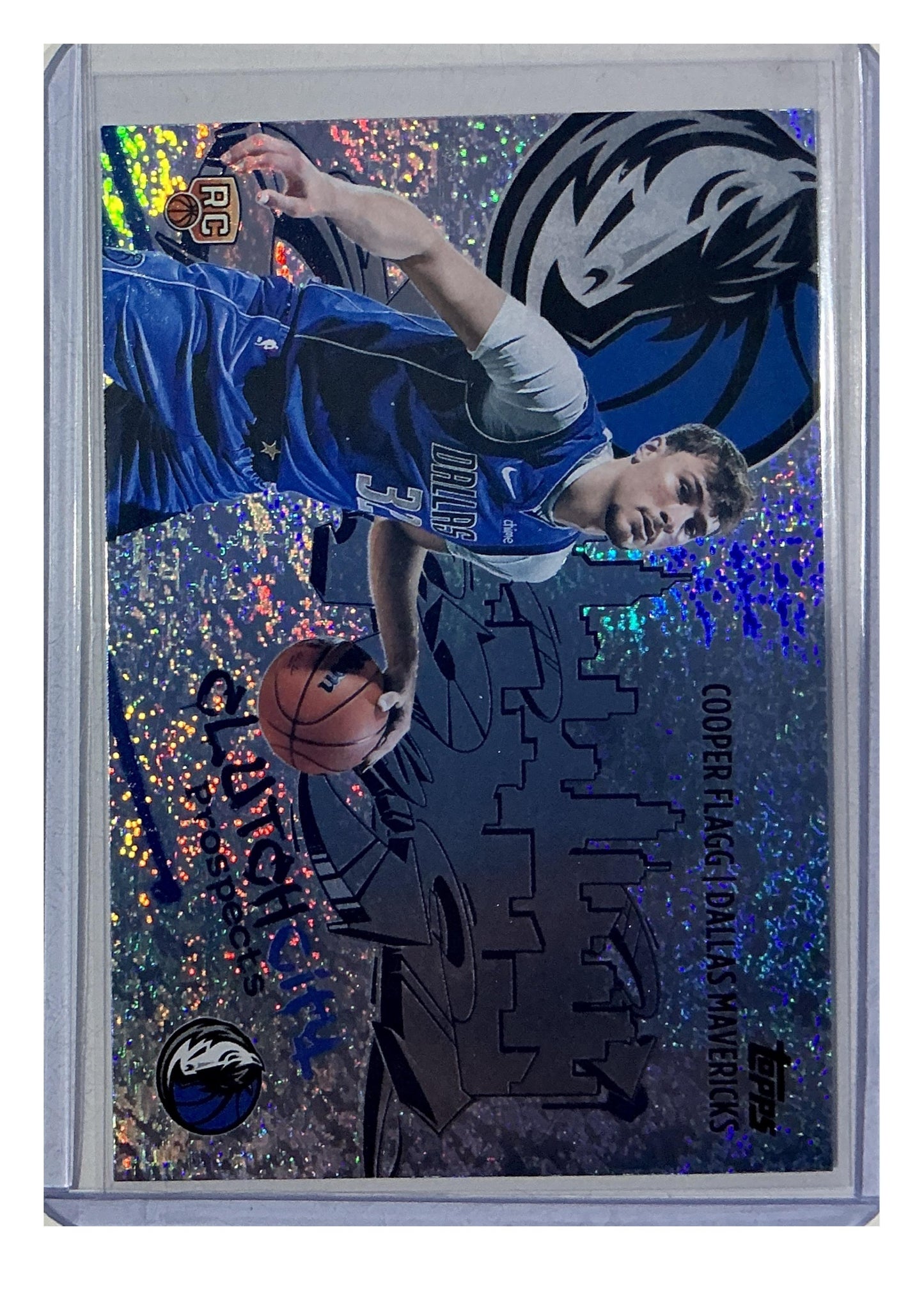 2025-26 Topps #CC-1 Cooper Flagg Clutch City Prospects Holo Foil