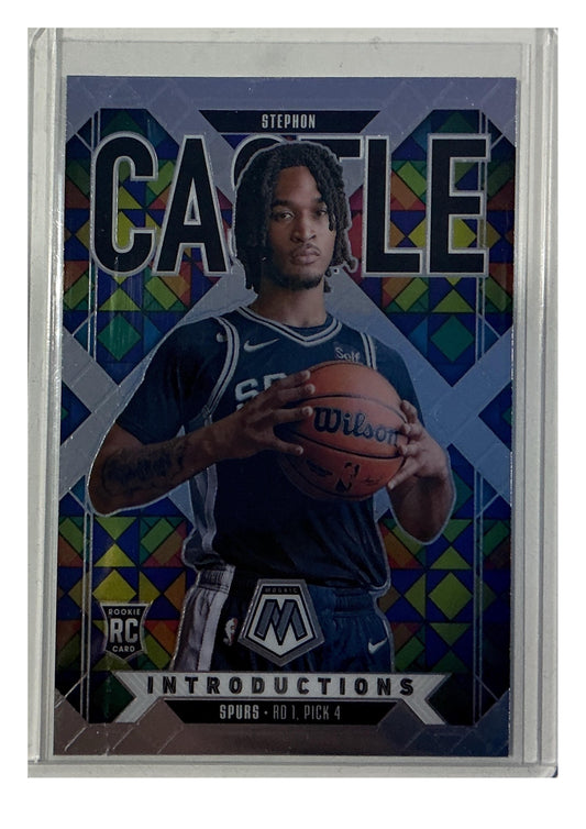 2024-25 Panini Mosaic #20 Stephon Castle Introductions