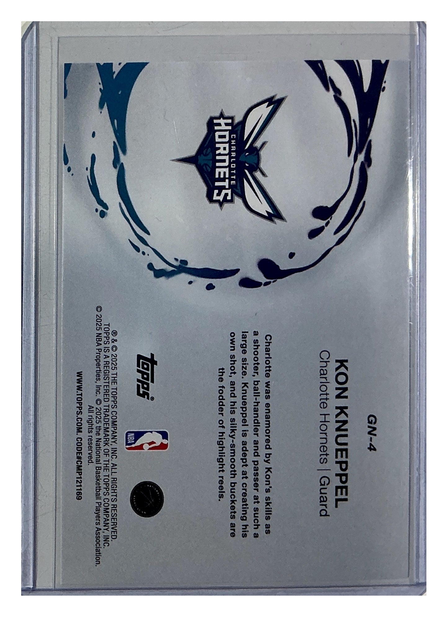 2025-26 Topps #GN-4 Kon Knueppel Generation Now Holo Foil