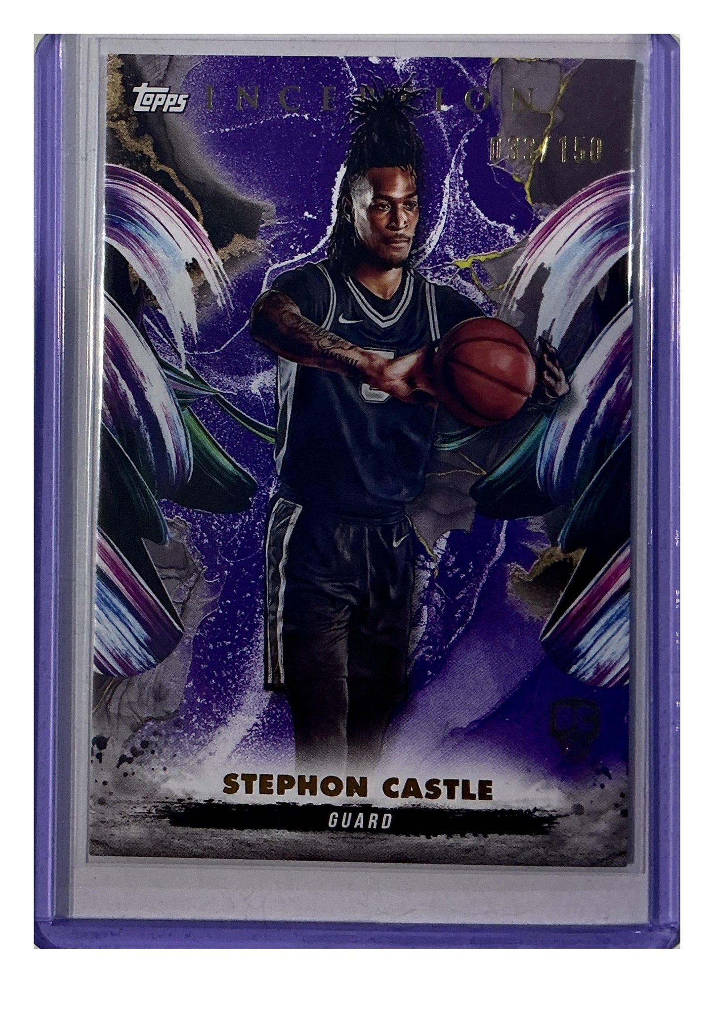 2024-25 Topps Inception #3 Stephon Castle Purple #/150