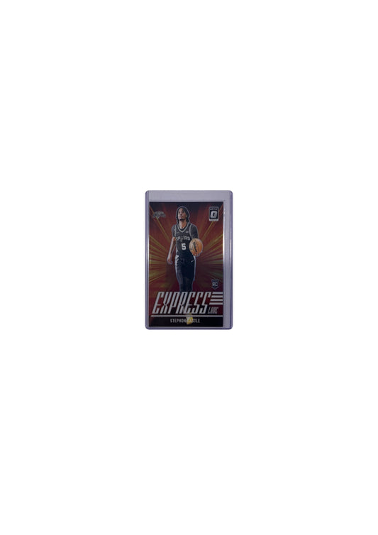 2024-25 Donruss Optic #1 Stephon Castle Express Lane