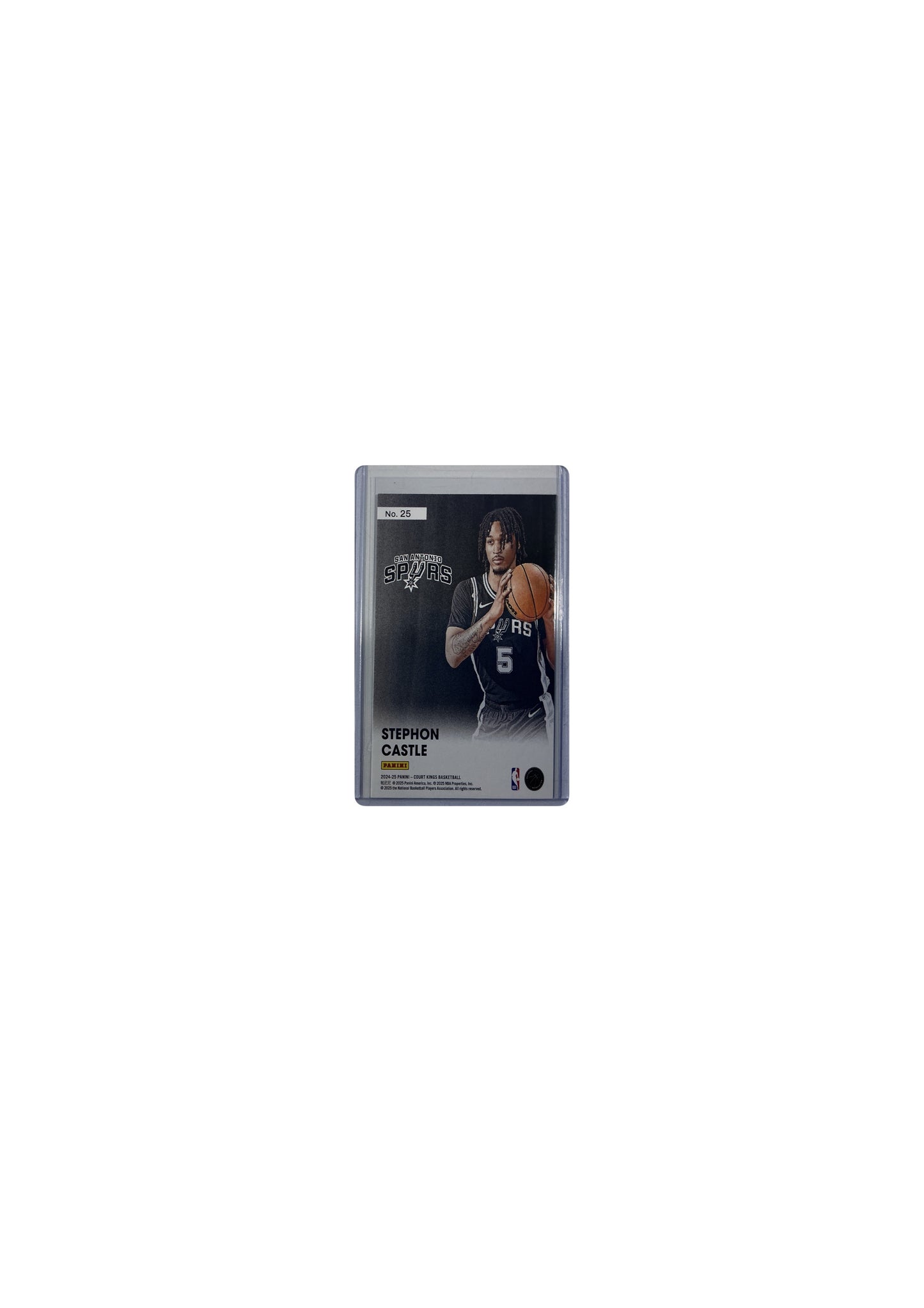 2024-25 Panini Court Kings #25 Stephon Castle Double Exposure