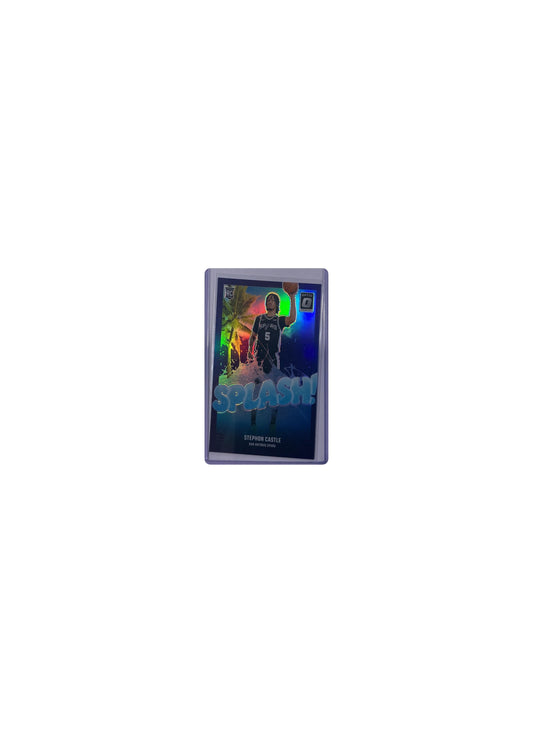 2024-25 Donruss Optic #14 Stephon Castle Splash! Purple