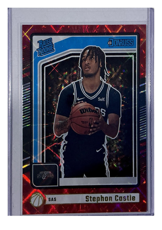 2024-25 Donruss #244 Stephon Castle Red Wedges