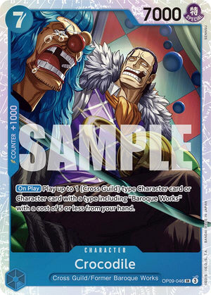 OP09-046 Crocodile (046) Super Rare