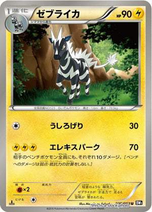 JP 1st Edition Near Mint Zebstrika [020/053]
