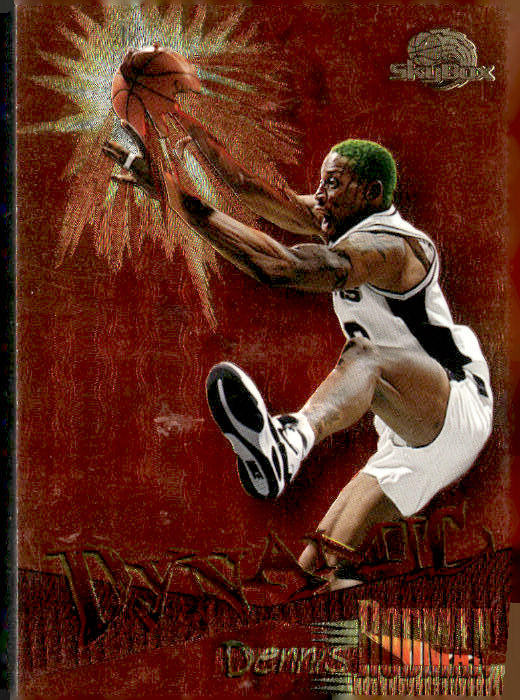 1995-96 SkyBox Premium #D10 Dennis Rodman Dynamic