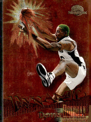1995-96 SkyBox Premium #D10 Dennis Rodman Dynamic