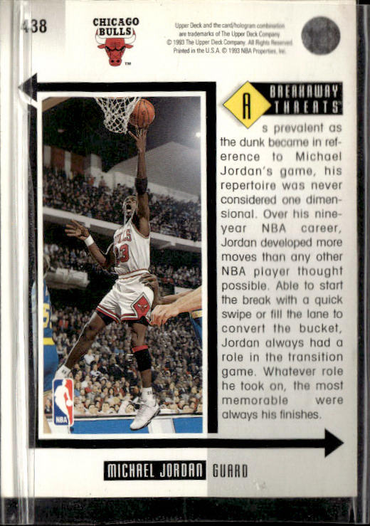 1993-94 Upper Deck #438 Michael Jordan