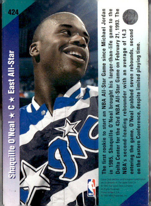 1992-93 Upper Deck European (Spanish) #4 Shaquille O'Neal