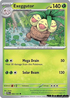 Uncommon Exeggutor [002/131 Near Mint ]
