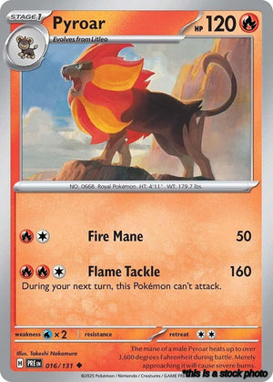 Uncommon Pyroar [016/131 Lightly Played ]