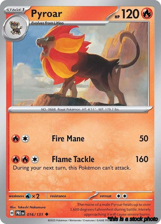 Uncommon Pyroar [016/131 Lightly Played ]