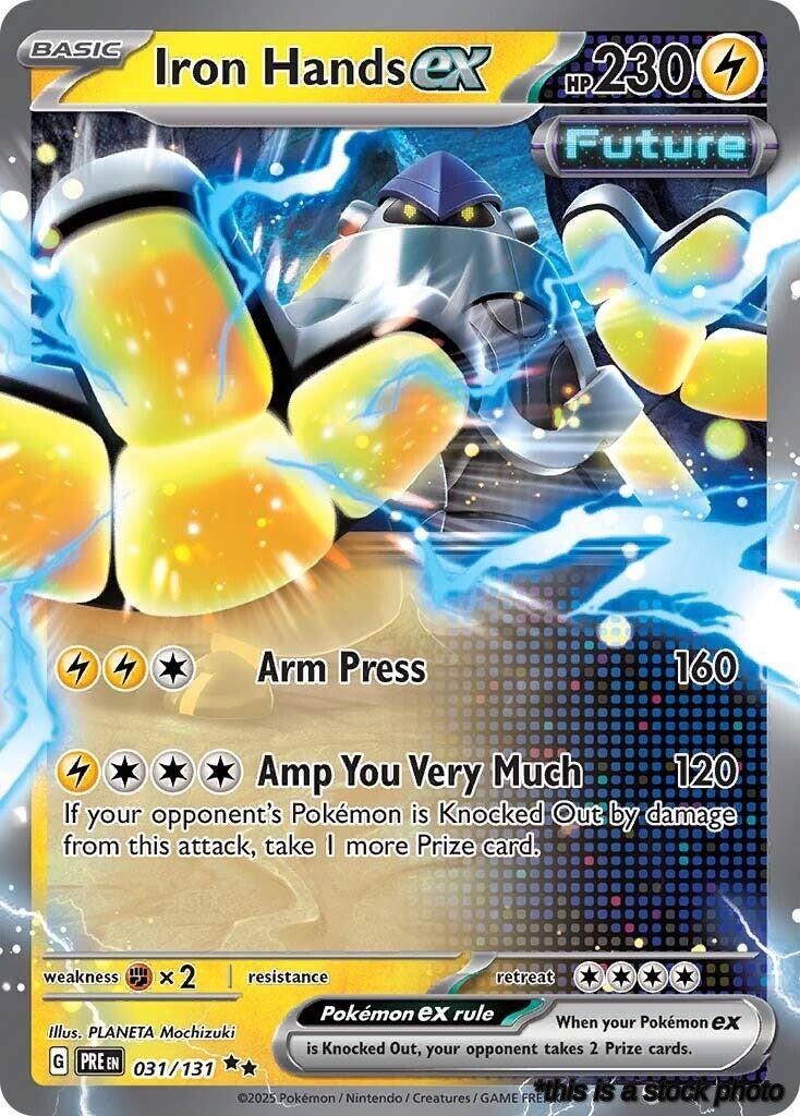 Holofoil Iron Hands ex - 031/131 [031/131 Lightly Played ]