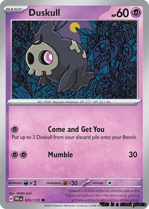 Common Duskull [035/131 Near Mint ]