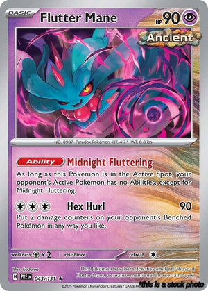 Rare Flutter Mane [043/131 Near Mint ]