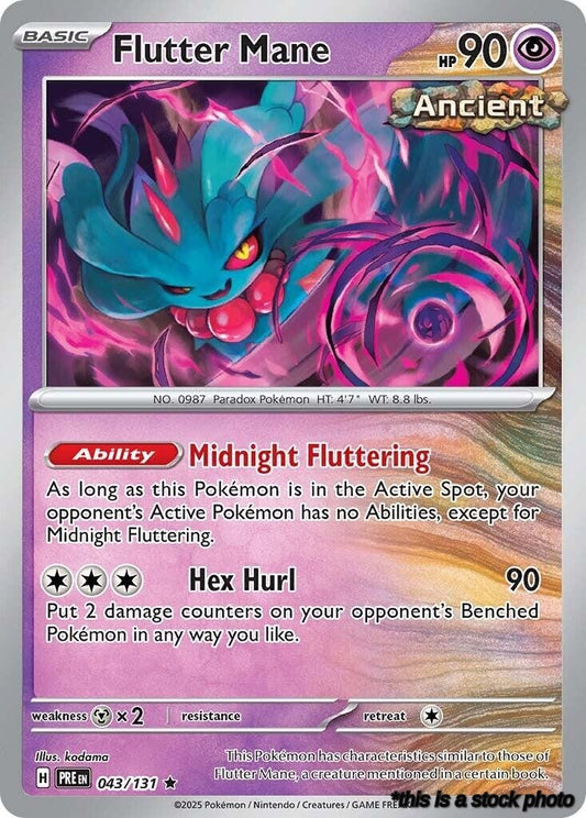 Rare Flutter Mane [043/131 Near Mint ]