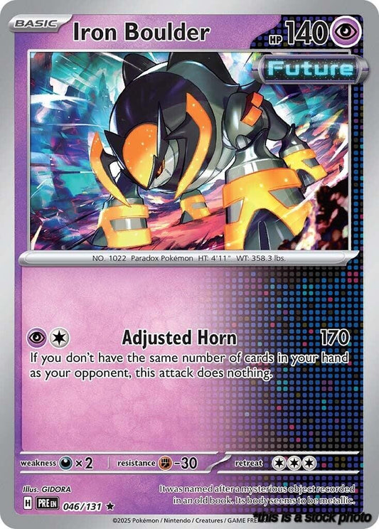 Rare Iron Boulder [046/131 Near Mint ]