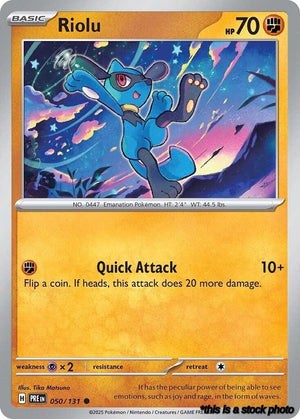 Common Riolu [050/131 Near Mint ]